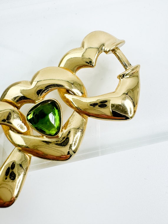 Vintage  YSL Yves Saint Laurent Vintage Gold Tone… - image 5