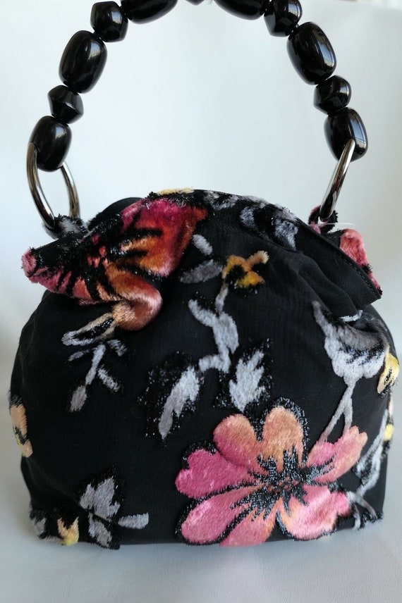 Vintage Christian Dior Bag, Very Rare, Velvet Bag… - image 1