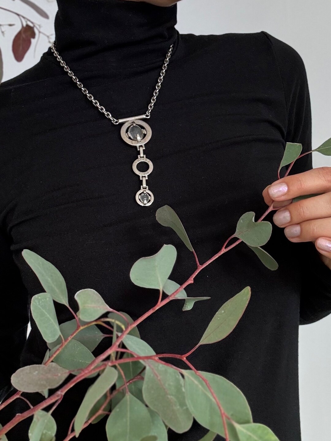 Vintage Celine Necklace, FW17 Celine Phobe Philo, Golden