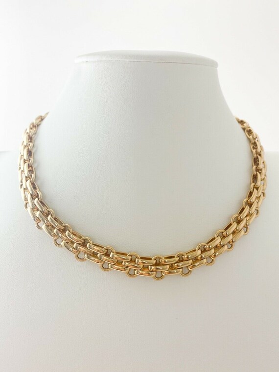 Vintage Christian Dior Necklace Gold 