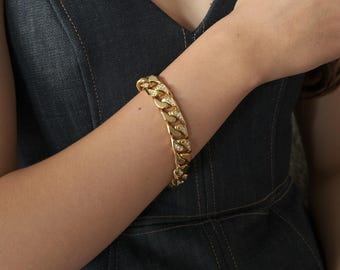 Rare Christian Dior Bracelet Gold Vintage - Etsy