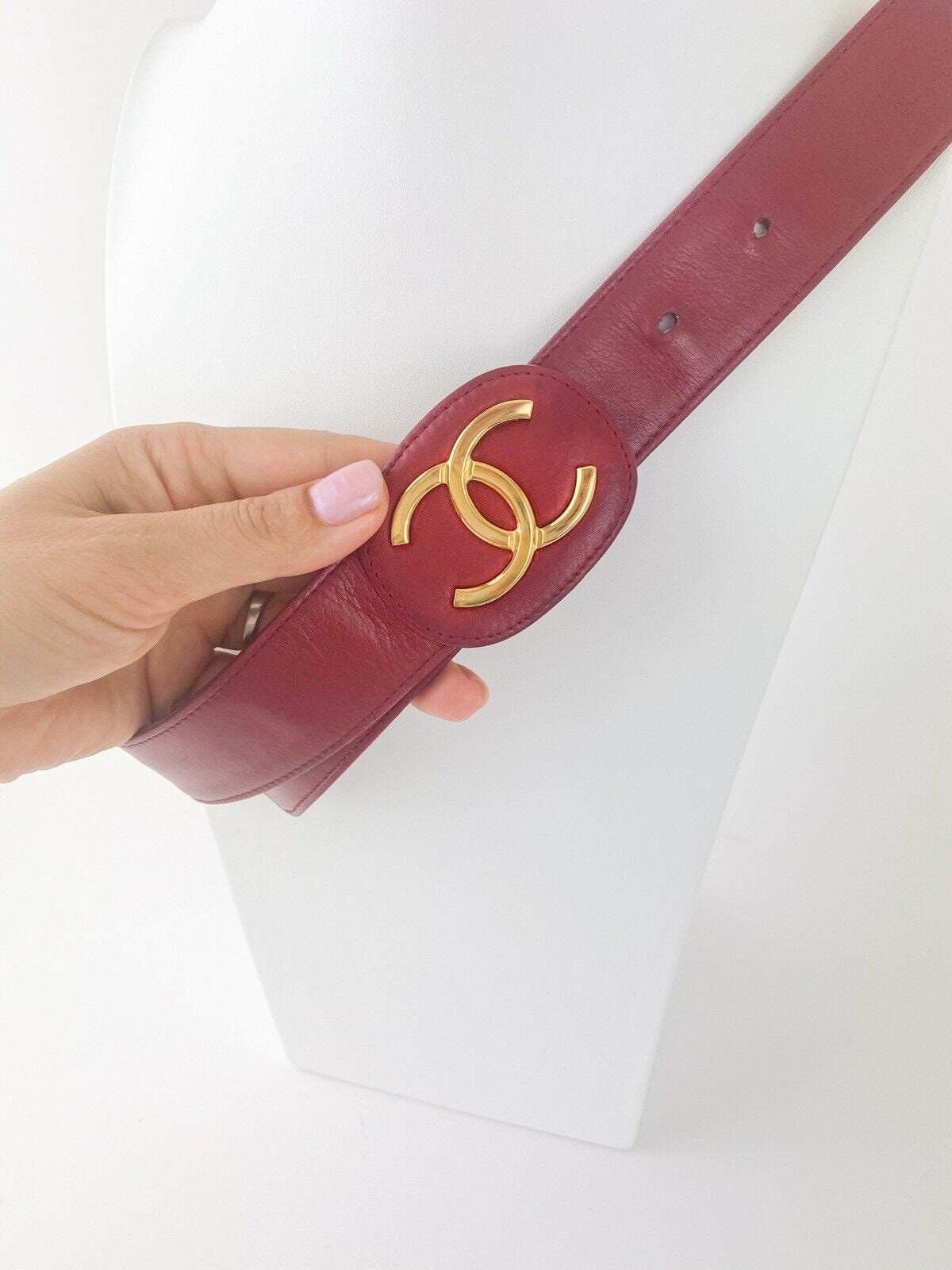 Vintage Chanel Belt Vintage Leather Belt Red Color Made in - Etsy Sweden Vintage Chanel Belt Vintage Leather Belt Red Color Made in - Etsy Sweden