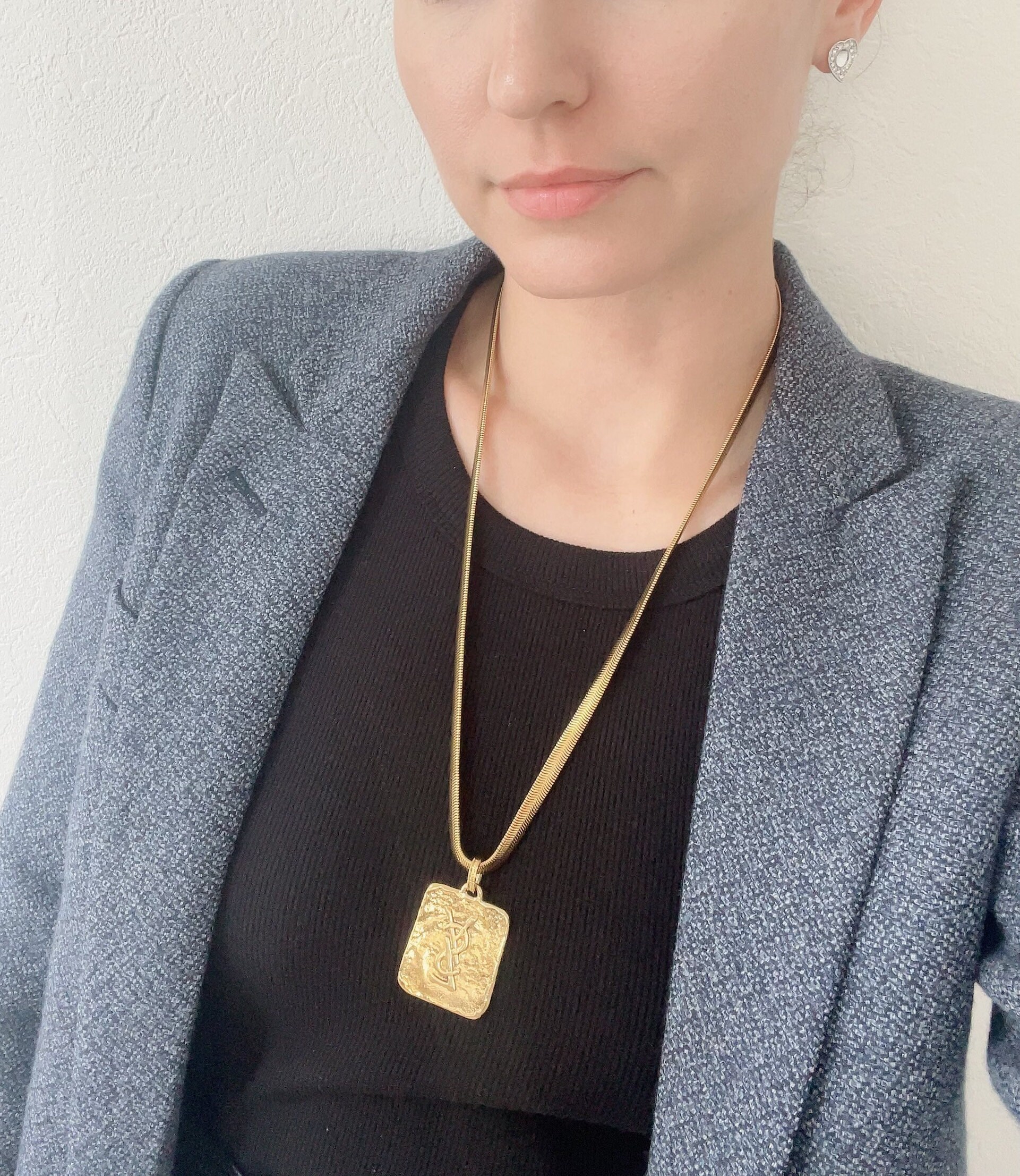 ヴィンテージ YSL ネックレス、イヴ・サンローラン ネックレス