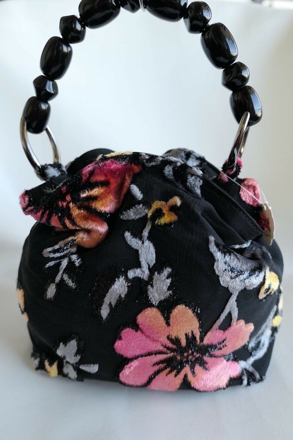 Vintage Christian Dior Bag, Very Rare, Velvet Bag… - image 5