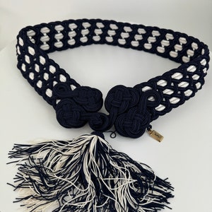 【希少】YSL イヴ・サンローラン リヴゴーシュ　タッセルベルト　ヴィンテージ YVES SAINT LAURENT リヴ・ゴーシュ ヴィンテージ
