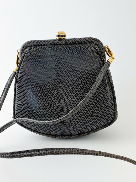 Vintage Valentino Garvani Bag, Made in Italy, Lea… - image 10
