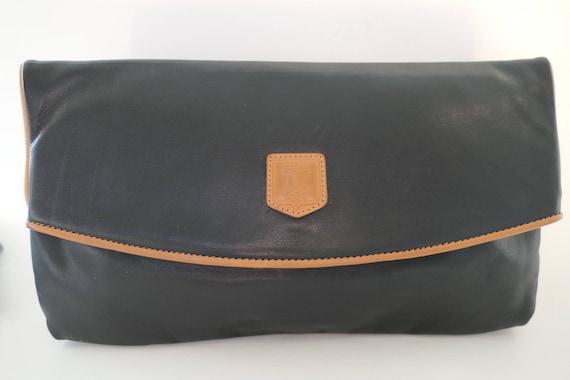 Buy CELINE Paris Vintage Black Clutch C Logo Golden Buckle Online in India  - Etsy