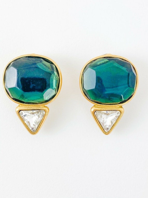 Vintage YSL Earrings, Yves Saint Laurent  Made in… - image 4