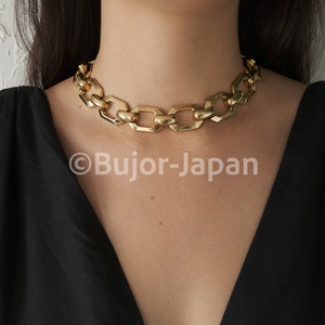 Vintage Christian Dior Germany Necklace, Chain Necklace, Choker Necklace, Gold Tone Necklace, Jewelry necklace, Jewelry for Women