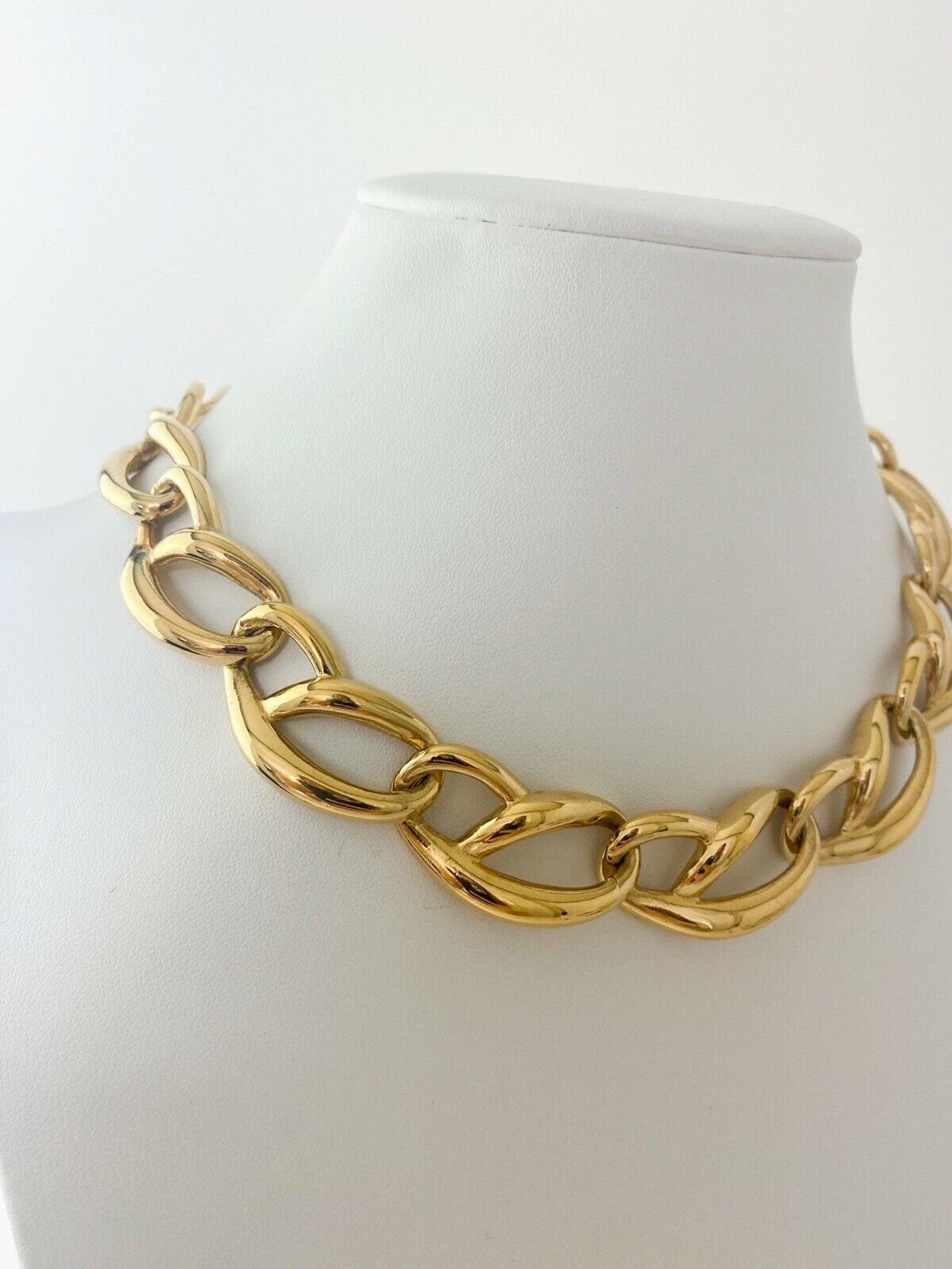 Vintage givenchy gold necklace Clearance
