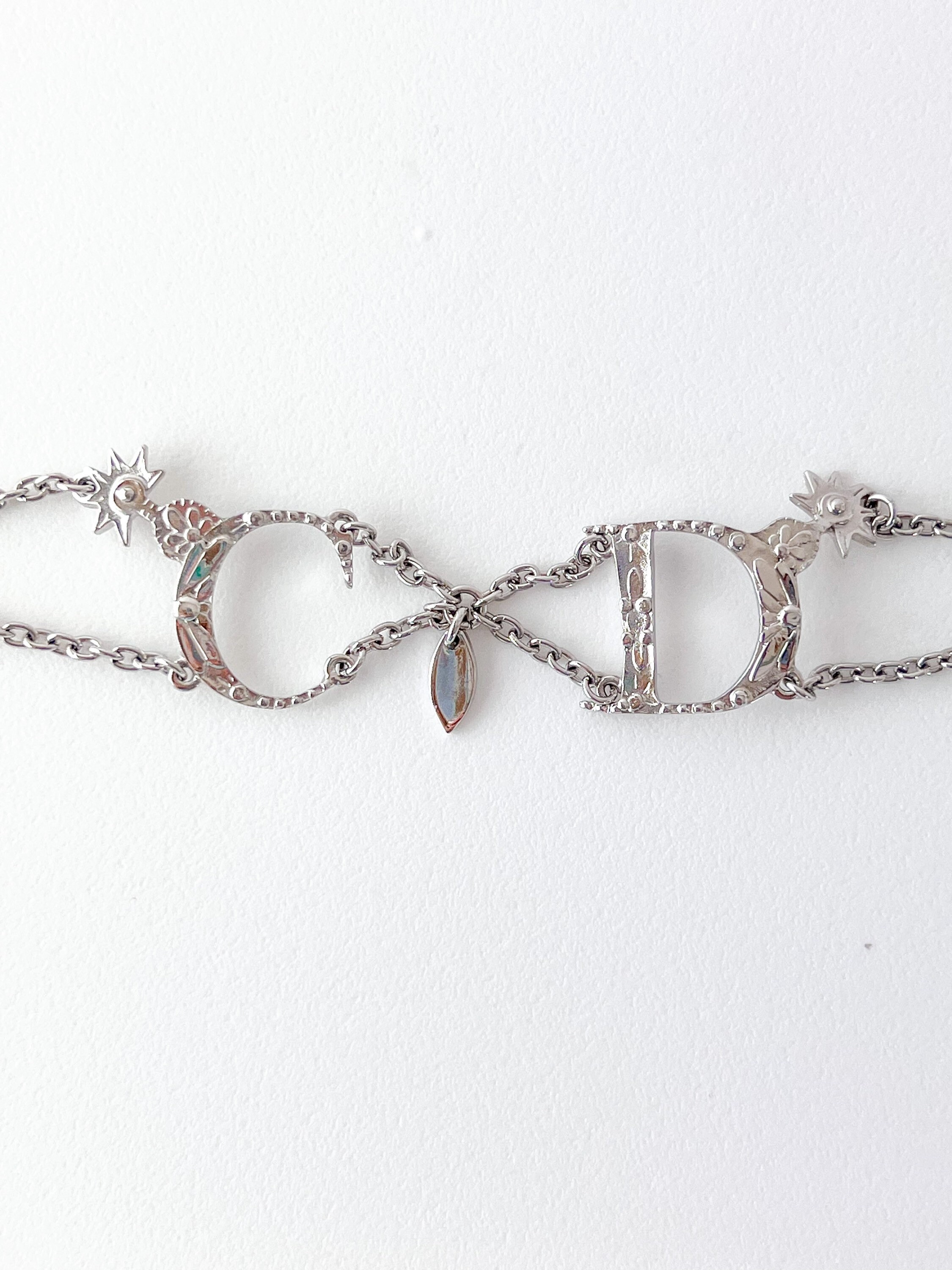 Vintage Christian Dior Bracelet, Charm Bracelet, CD Logo
