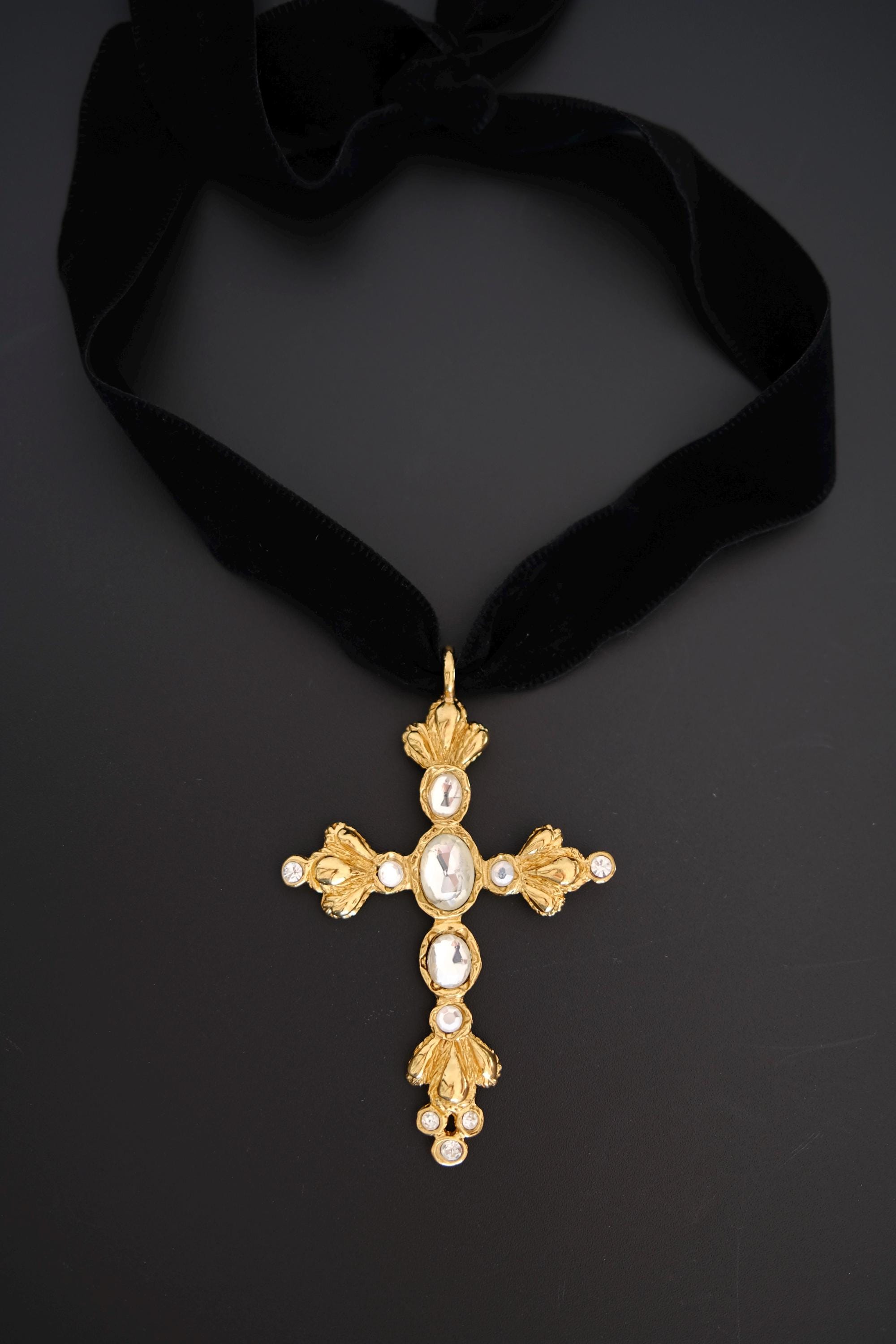Christian Lacroix Cross - Etsy