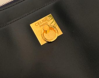 Celine Paris Made in Italy Door Knocker Shoulder Cross Body Clutch