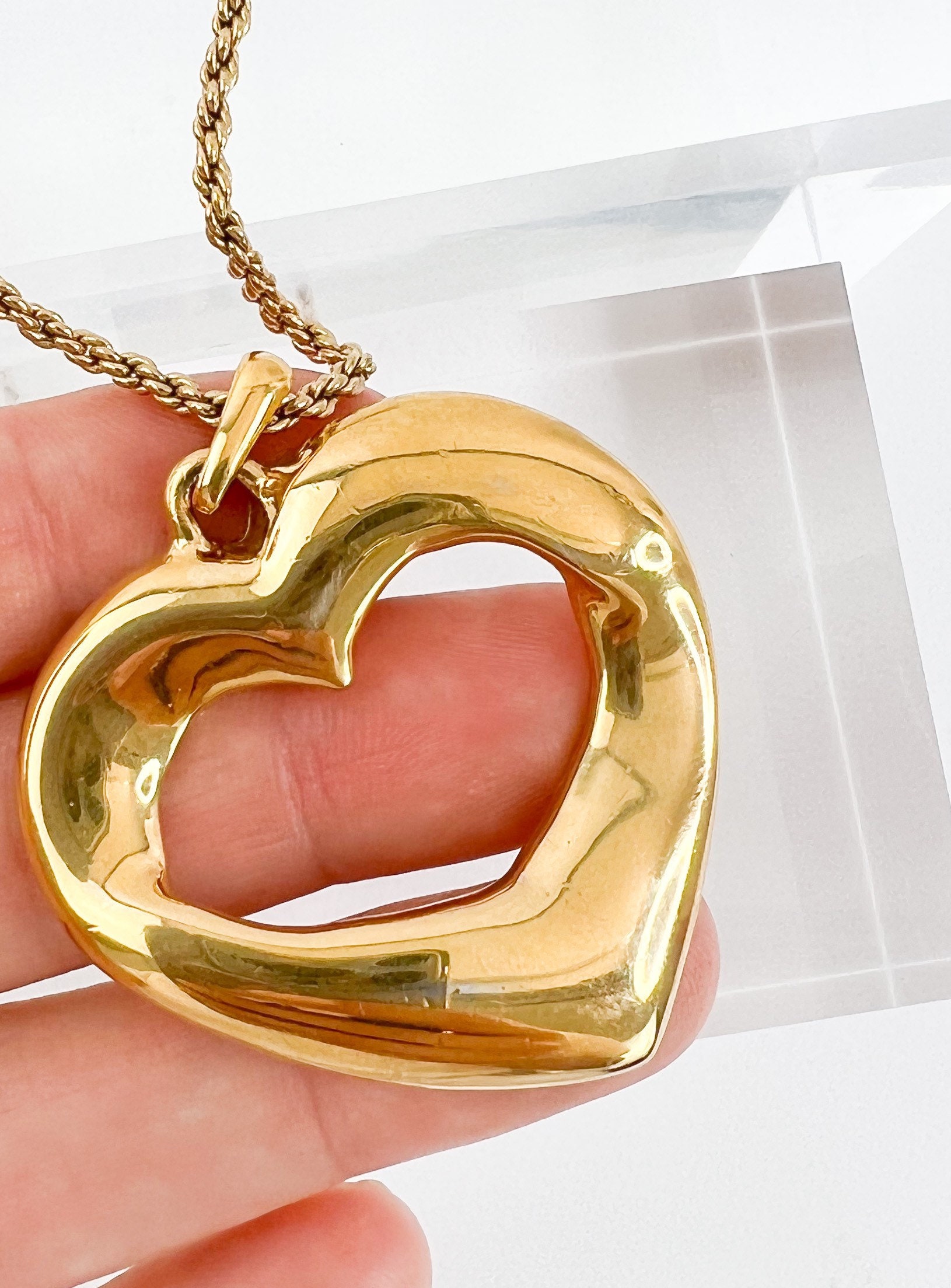 Vintage YSL Yves Saint Laurent Necklace, Pendant Necklace