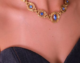 ヴィンテージ YSL ネックレス：イヴ・サンローランのゴールドハンマー