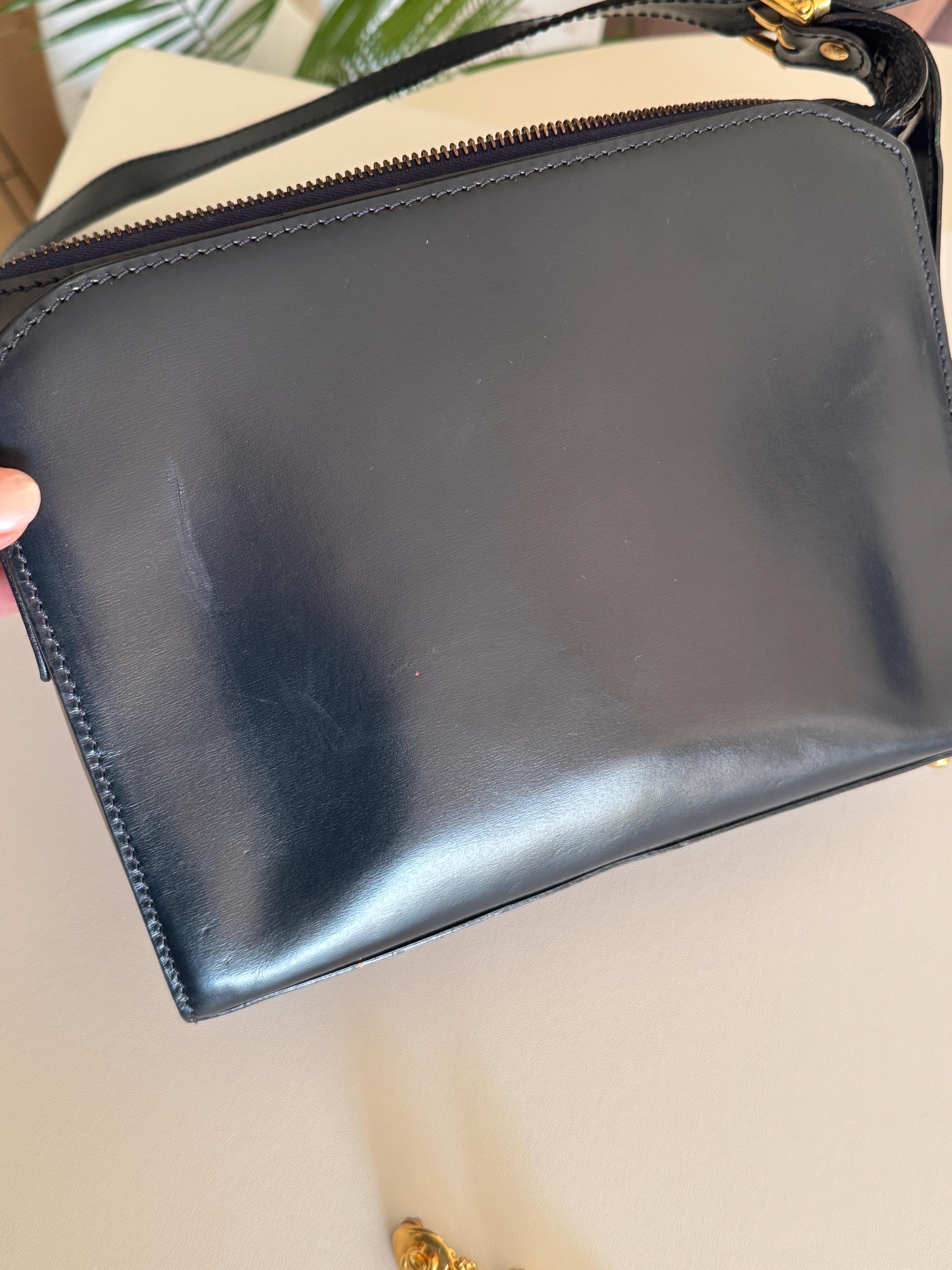 Celine Paris Made in Italy Door Knocker Shoulder Cross Body Clutch