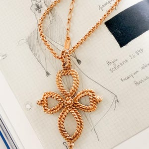 Ysl Cross Necklace - Etsy