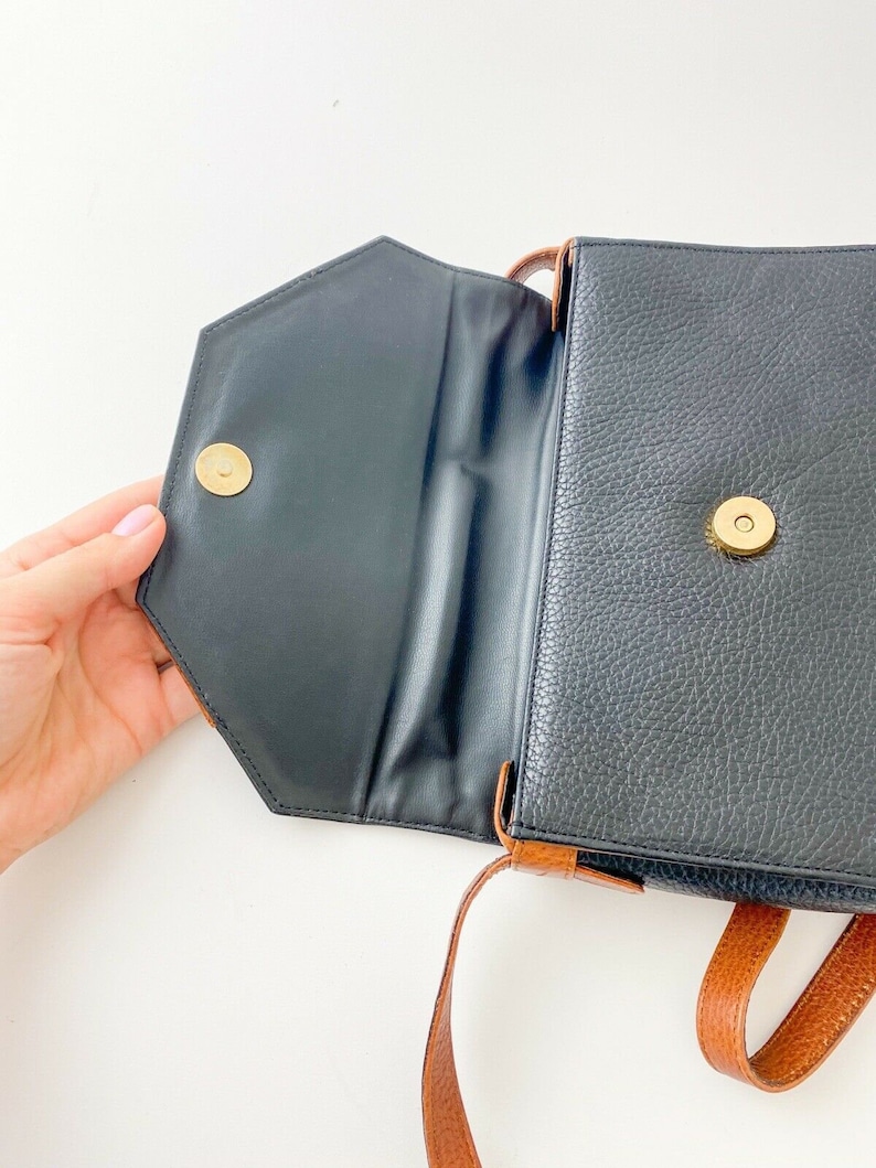 Vintage Valentino Garavani Leather Crossbody Bag, Made in Italy image 8