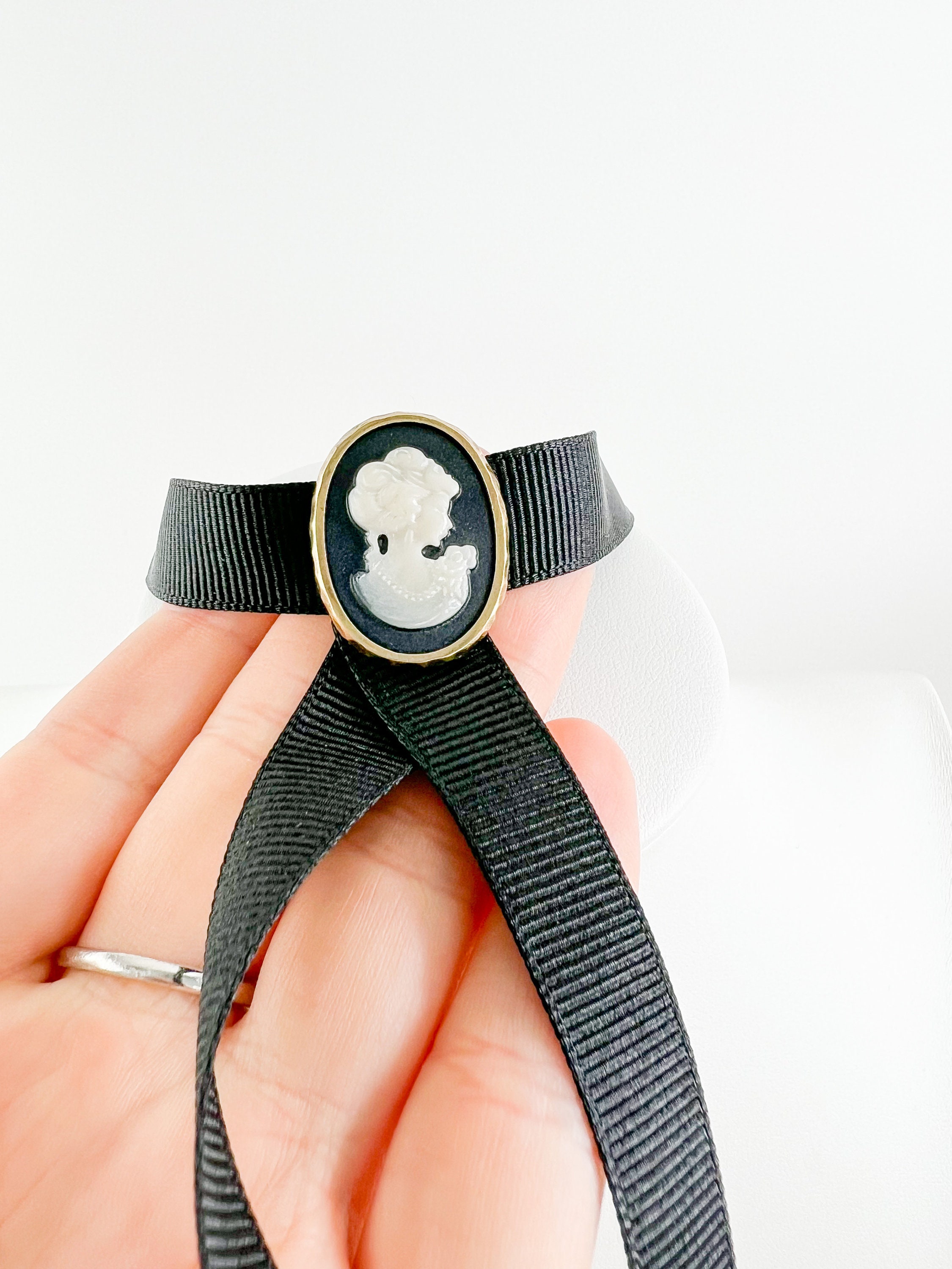 Dior top black choker