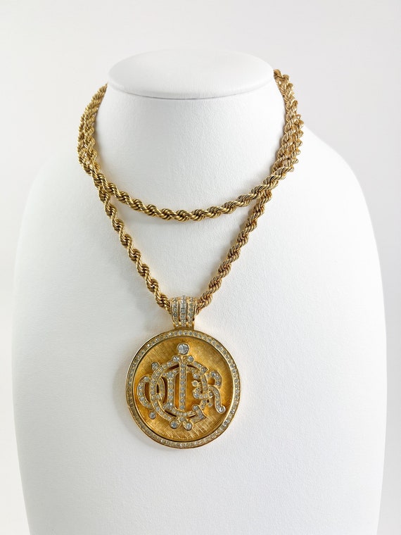 Christian Dior Necklace Old Cd Logo Gld Top Available Fashion Accessories,  Etc. | eBay