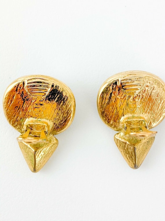 Vintage YSL Earrings, Yves Saint Laurent  Made in… - image 6