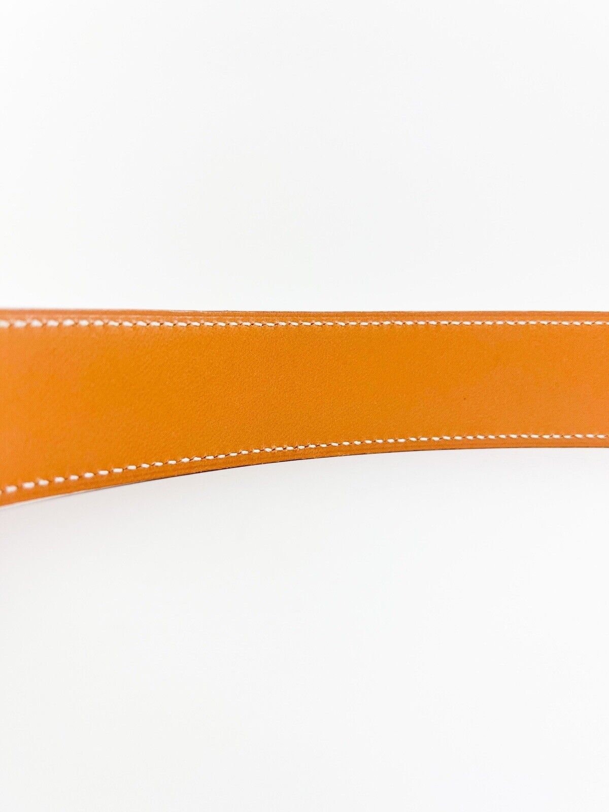 Vintage Hermes Belt, Leather Belt Women, Beige Leather Belt