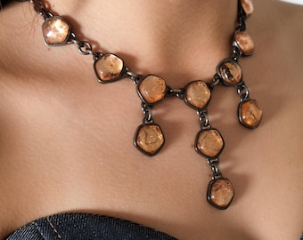 ヴィンテージ YSL ネックレス：イヴ・サンローランのゴールドハンマー