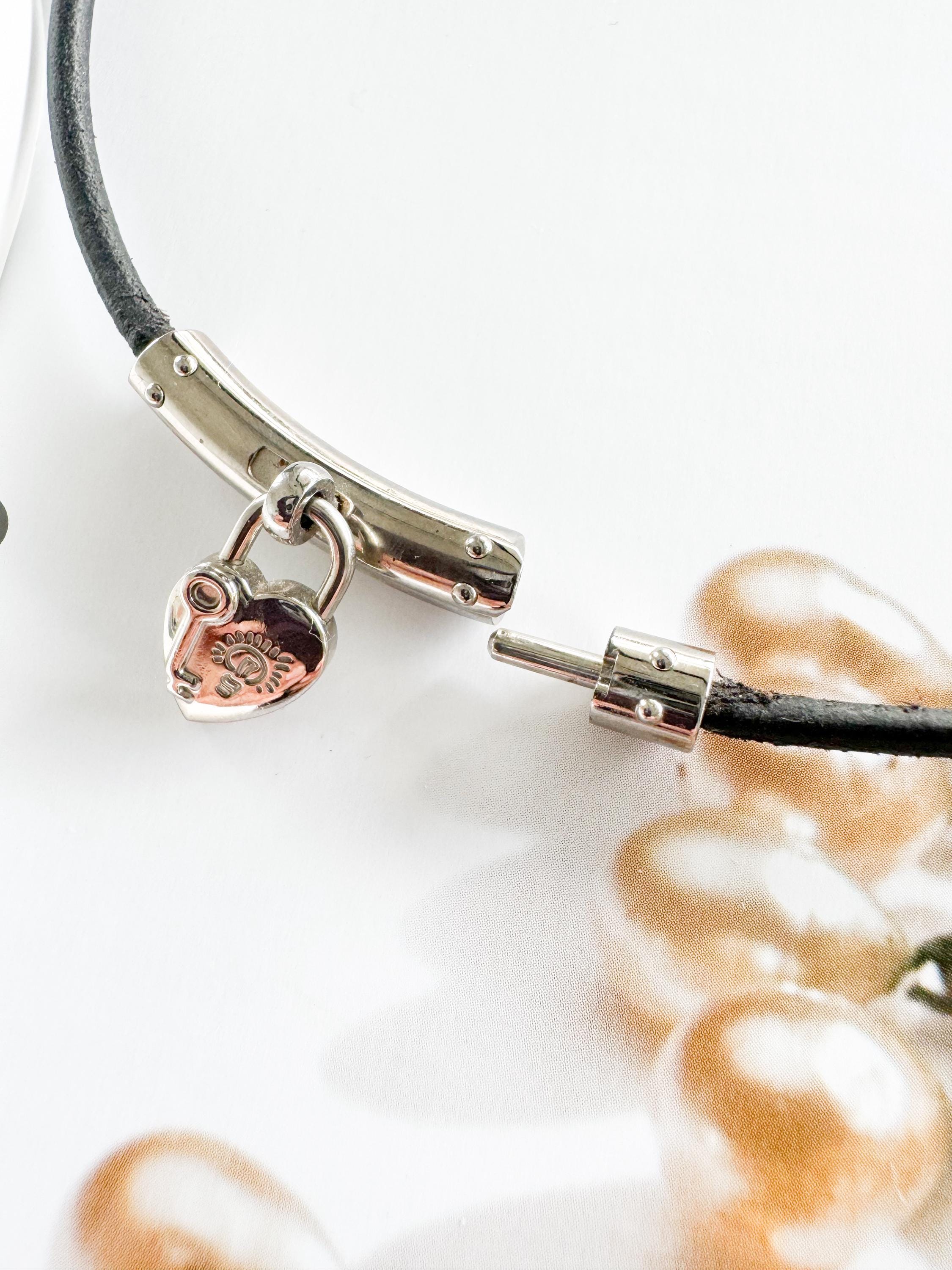 VINTAGE HERMES エルメス heart chain necklace VINTAGE HERMES エルメス heart chain necklace