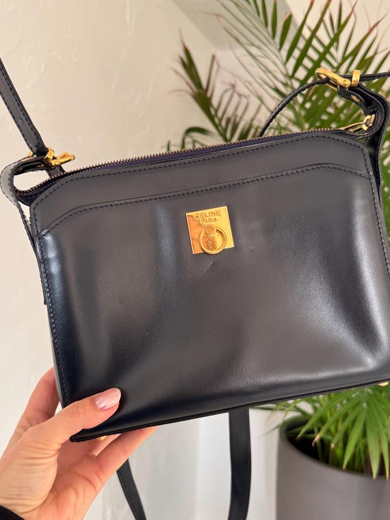 Celine Paris Made in Italy Door Knocker Shoulder Cross Body Clutch