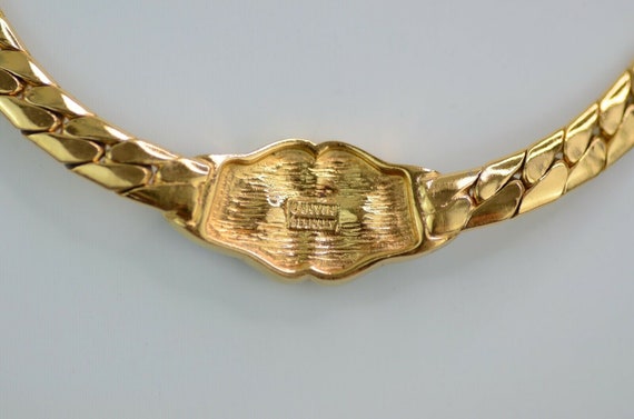 Vintage LANVIN Necklace, Gold Tone Necklace, Vint… - image 5