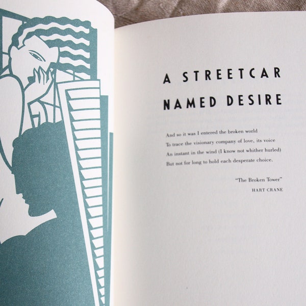 A Streetcar Named Desire + Cat On A Hot Tin Roof  Tennessee Williams double  NEW and RARE hardcover edition The Franklin Library