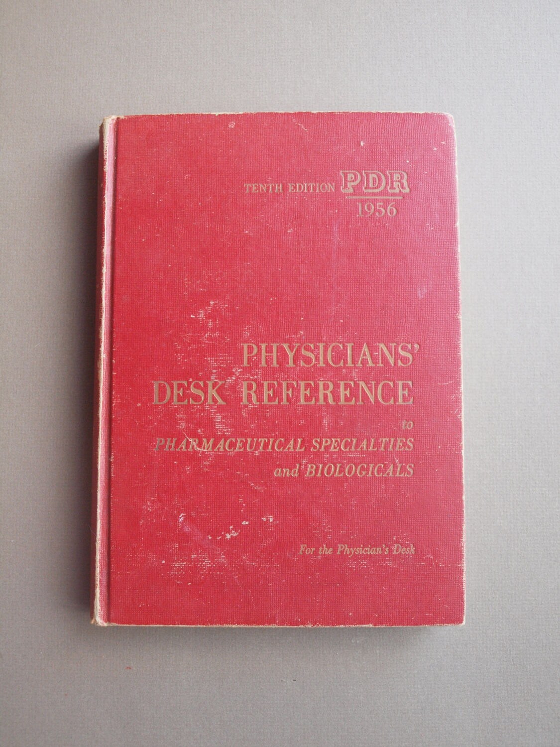 1956 Physician's Desk Reference PDR drug index Etsy
