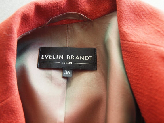 Red 90s Blazer jacket  brick red Evelin Brandt Be… - image 5