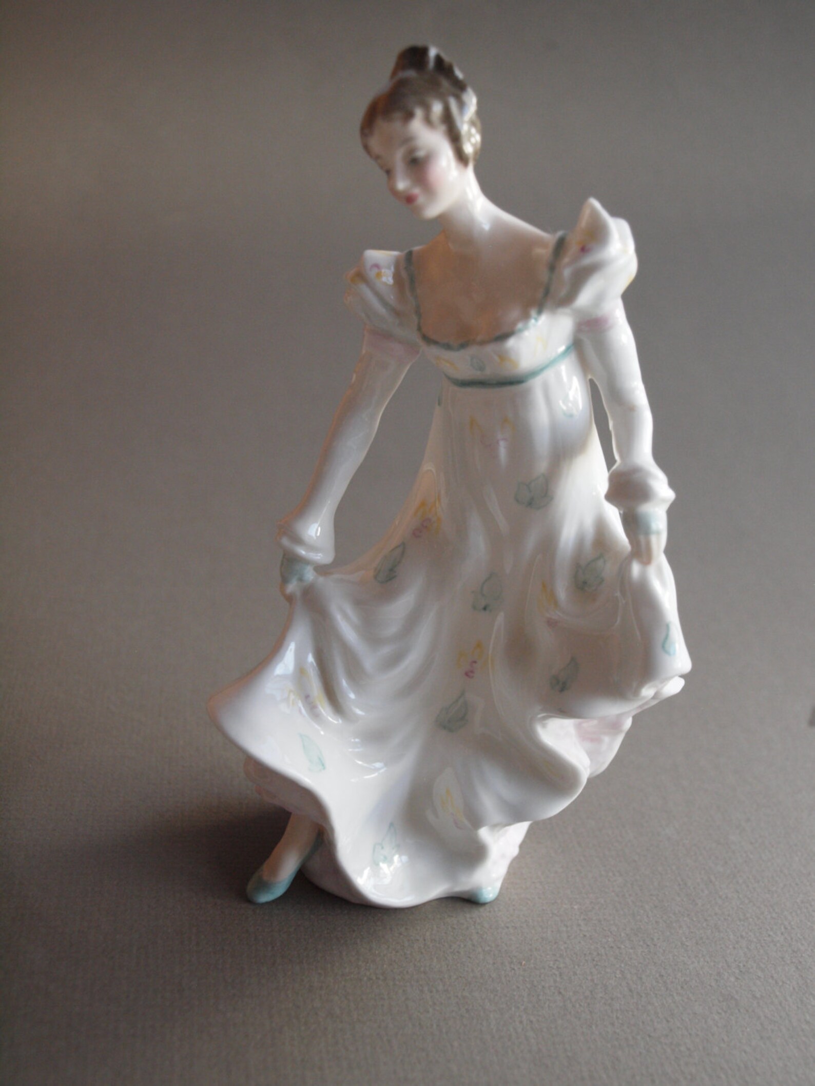 Royal Doulton Minuet Figurine Bone China Figurine Dancing Lady Etsy