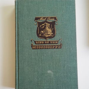 Mark Twain Life on the Mississippi 1944 Heritage Press 'with previously suppressed passages'  illustrated, in slipcase