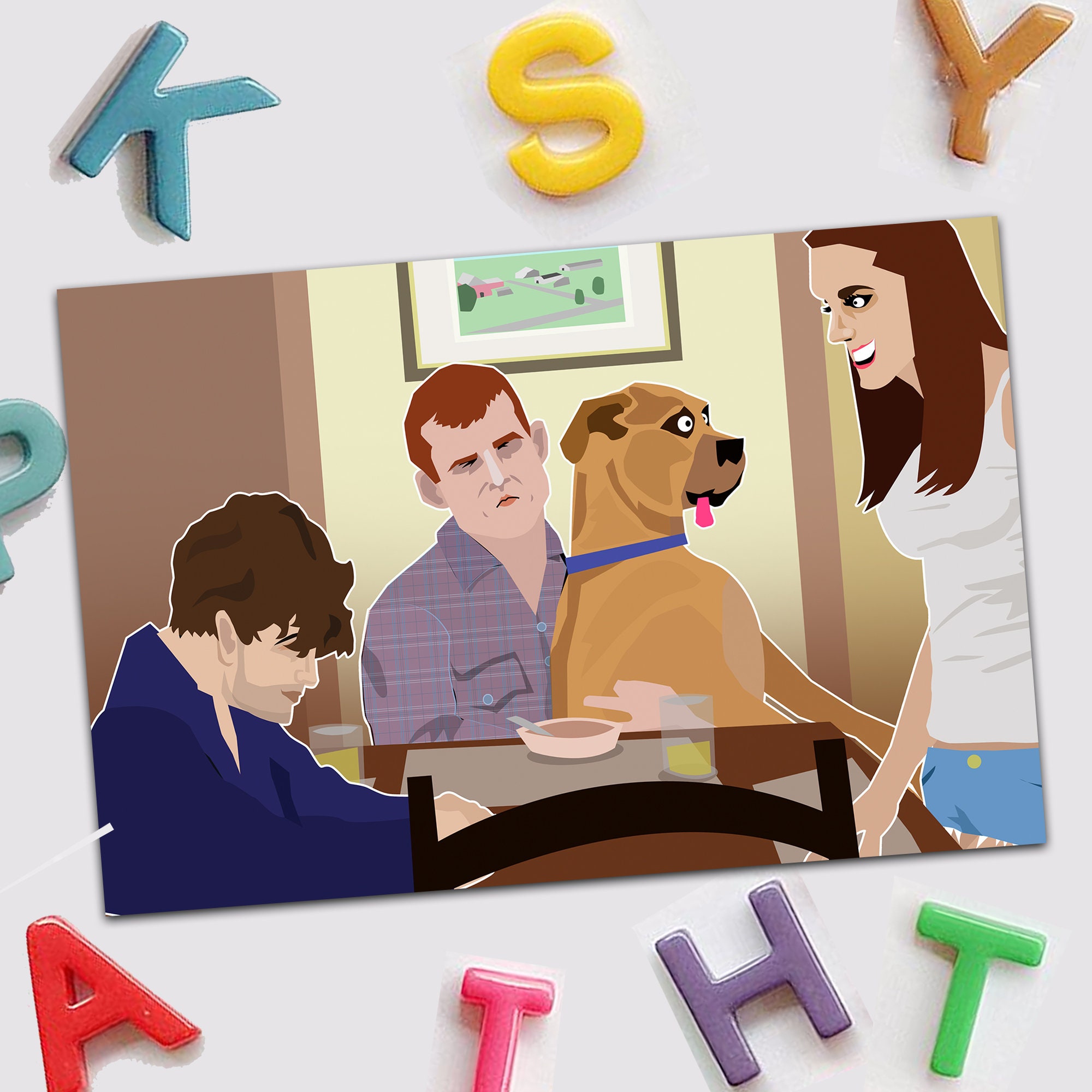 Letterkenny Magnet Wayne Derry and Katie Kat Inspired Art - Etsy