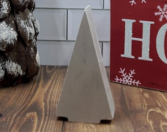 Concrete Christmas tree - Light Gray Modern Christmas tree decor