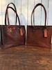 Distressed Brown Leather Handbag* The Bella* Small Brown Leather Purse* Custom Made in the USA 