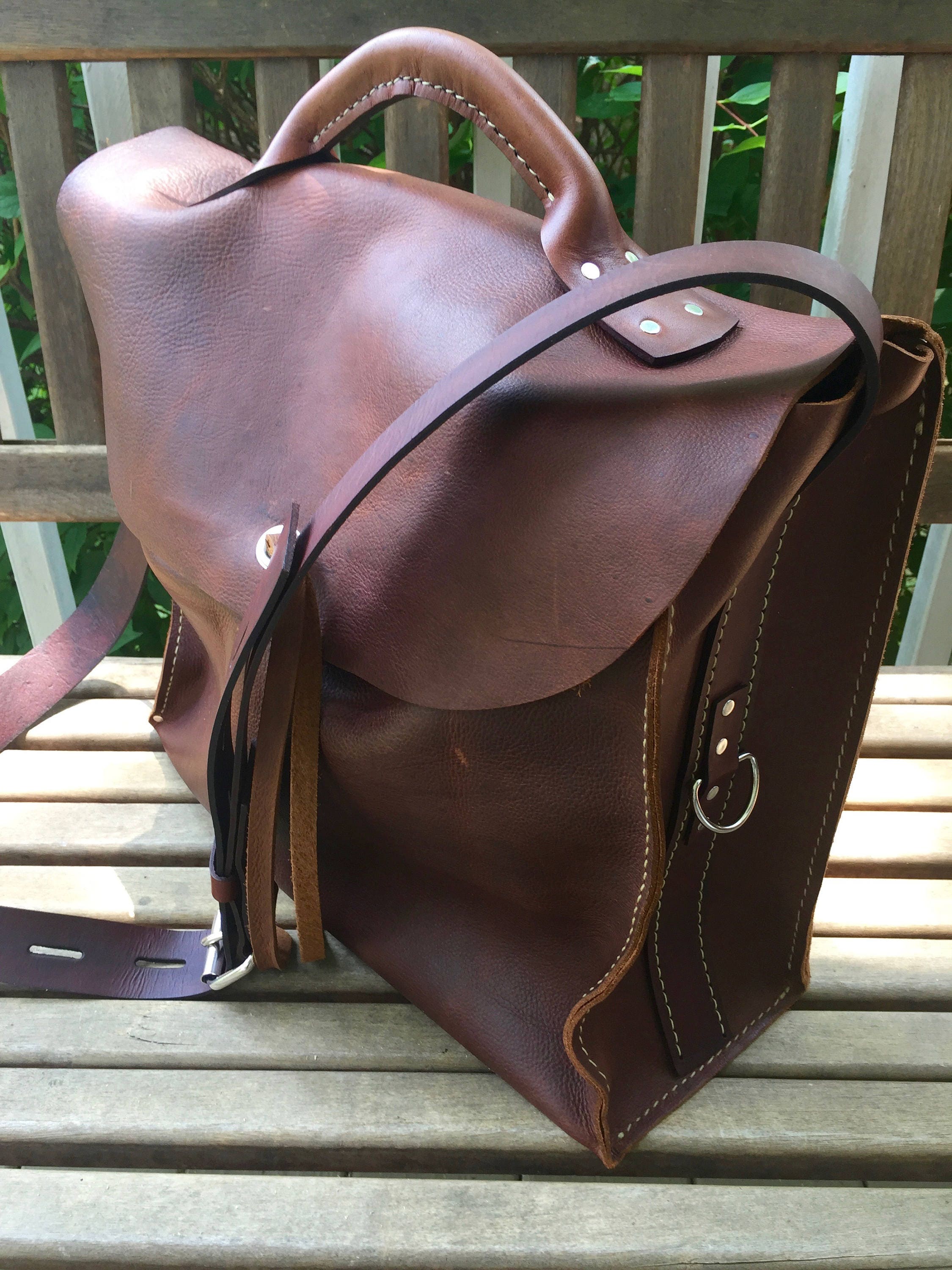 custom made leather bags