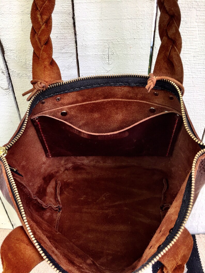 Leather Handbag Brown Leather Handbag Leather Purse Leather Etsy
