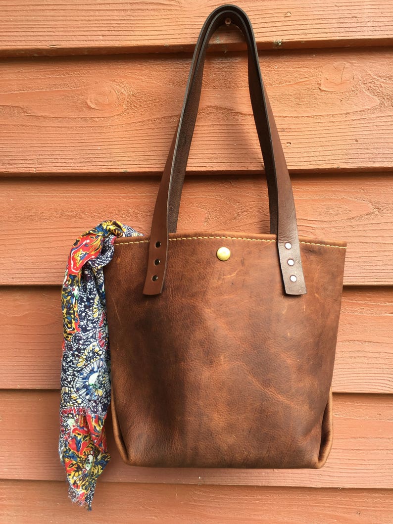 small leather side bag