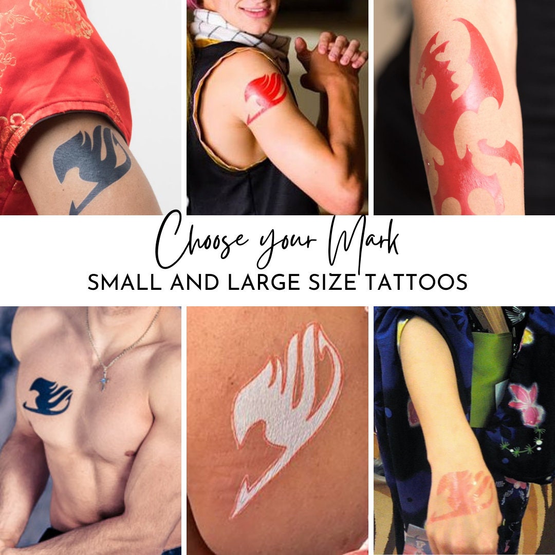 Fairy Tail Tattoo - Etsy Fairy Tail Tattoo - Etsy