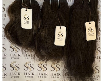 Raw Indian Temple Remy Hair Bundles – Natural Unprocessed Virgin Human Hair (300gm)