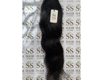 Raw Indian wavy Hair Bundle | 100% Human Extension, Natural Black Virgin Hair