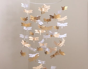 chandelier dragonfly crib mobile