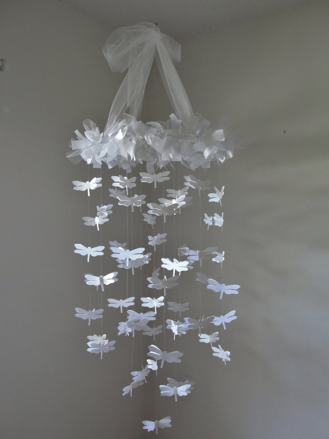 Chandelier Dragonfly Crib Mobile Etsy