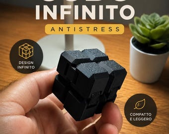 Magische Infinity Cube – Antistress Fidget Toy voor ontspanning, concentratie en angst | Bureauspeelgoed 3D