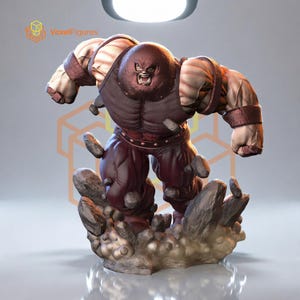 Juggernaut Warrior-inspirerad Marvel | 3D-modell STL-fil