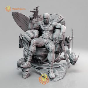 Deadpool Mercenary Inspired Marvel | 3D Model STL File