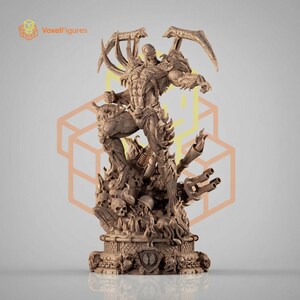 Spawns förbannelse, Dark Warrior + Bust-inspirerad spawn | 3D-modell STL-fil